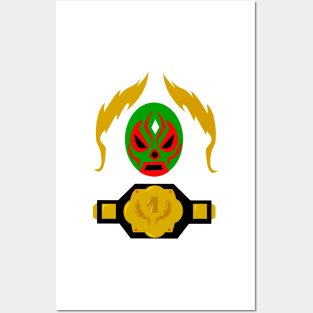 Lucha Champ v2 Posters and Art